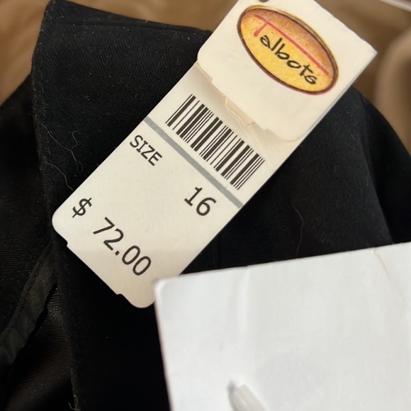 Talbots Black Dress Pants Stretch Womens size 16 NWT - Picture 6 of 11